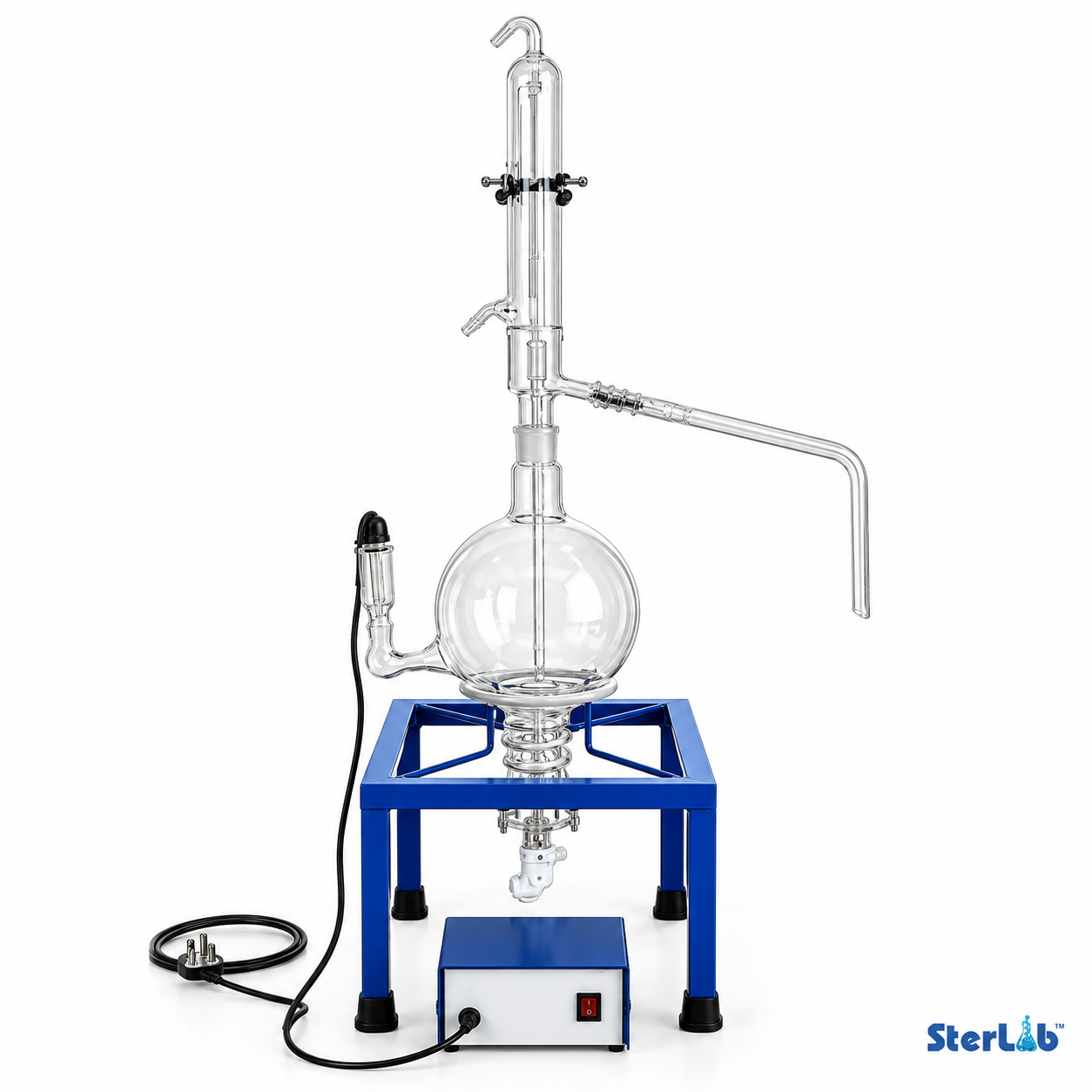 DISTILLATION APPARATUS ALL-GLASS ELECTRICALLY HEATED MODEL – BOROSILICATE GLASS