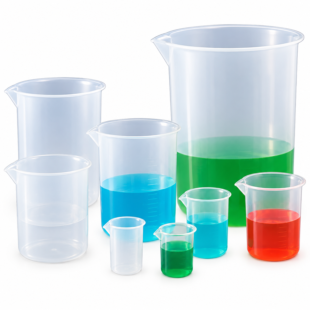 BEAKER EURO DESIGN – POLYPROPYLENE (POLYLAB)