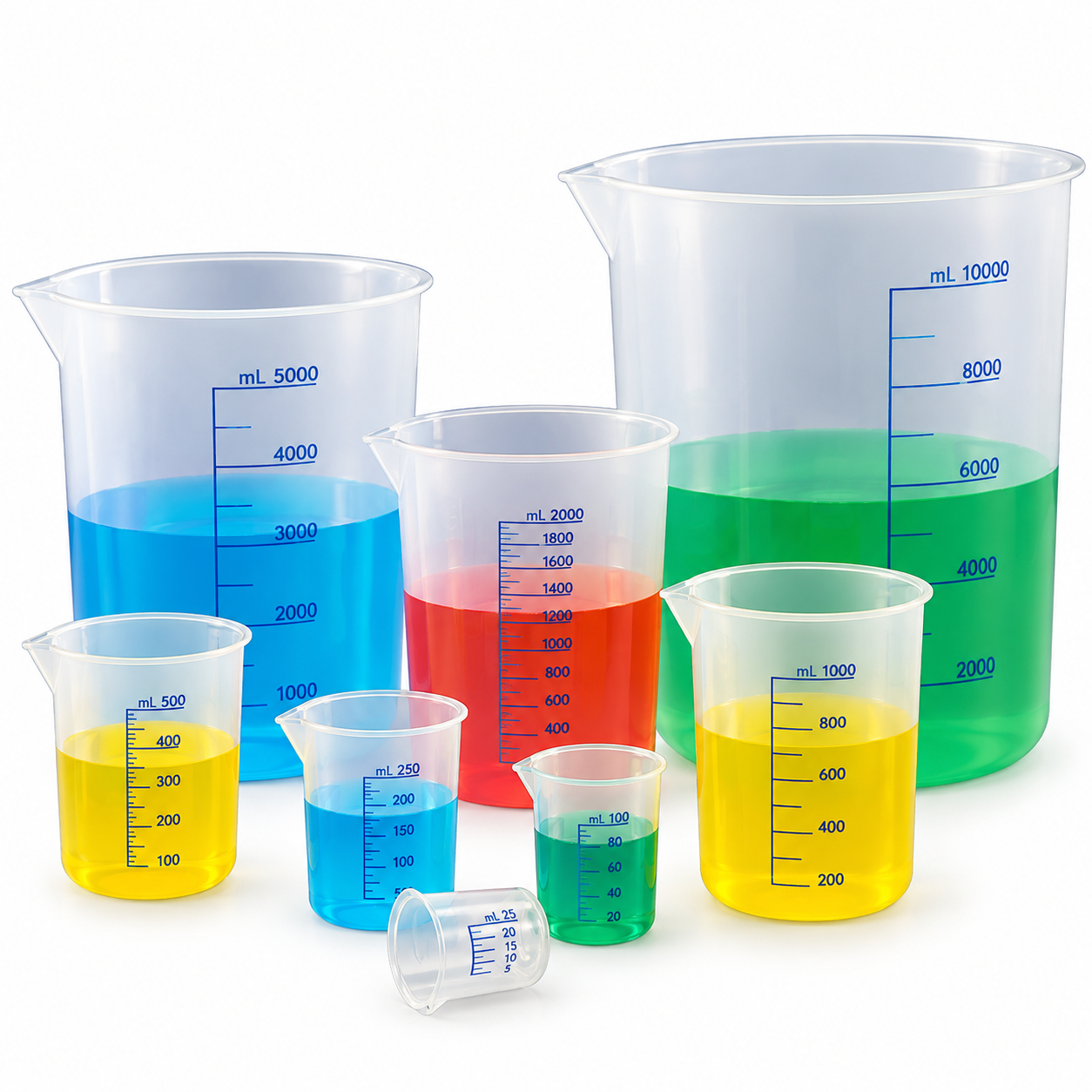 BEAKER (PRINTED GRADUATION) – POLYPROPYLENE (POLYLAB)