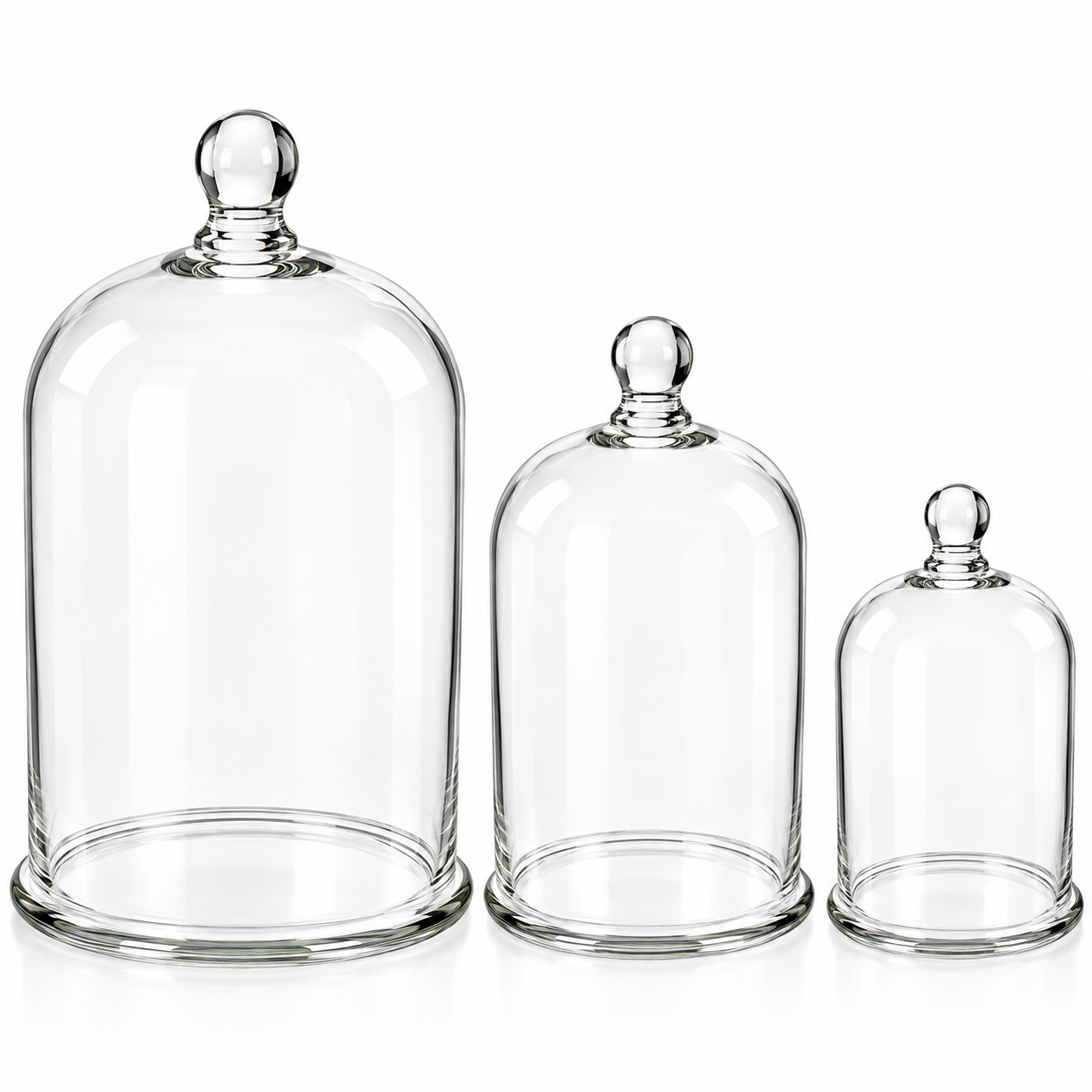 BELL JAR – KNOBBED SODA GLASS