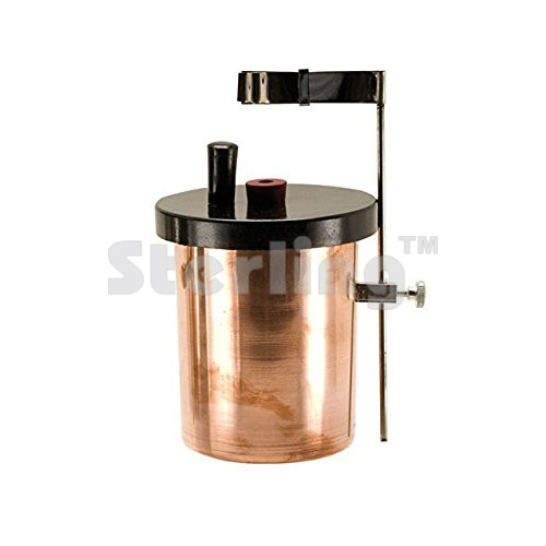 CALORIMETER COPPER WITH THERMOMETER SUPPORT & STIRRER