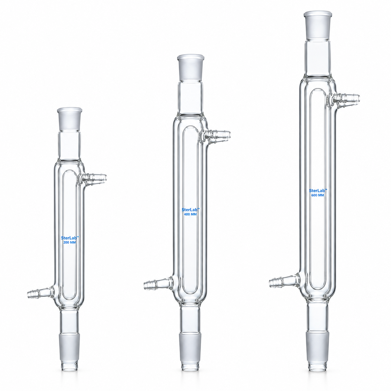 DAVIES CONDENSERS (DOUBLE SURFACE) – BOROSILICATE GLASS