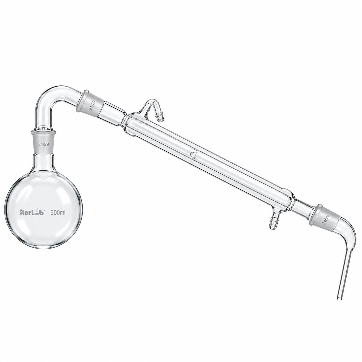 DISTILLATION ASSEMBLY ALL GLASS - BOROSILICATE GLASS