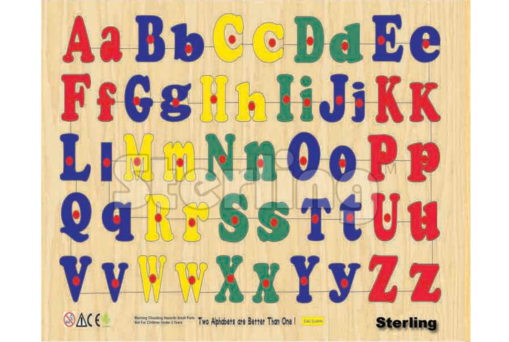 ENGLISH ALPHABET UPPER AND LOWERCASE PUZZLE