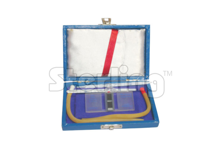 HAEMOCYTOMETER COMPLETE SET IN VELVET BOX
