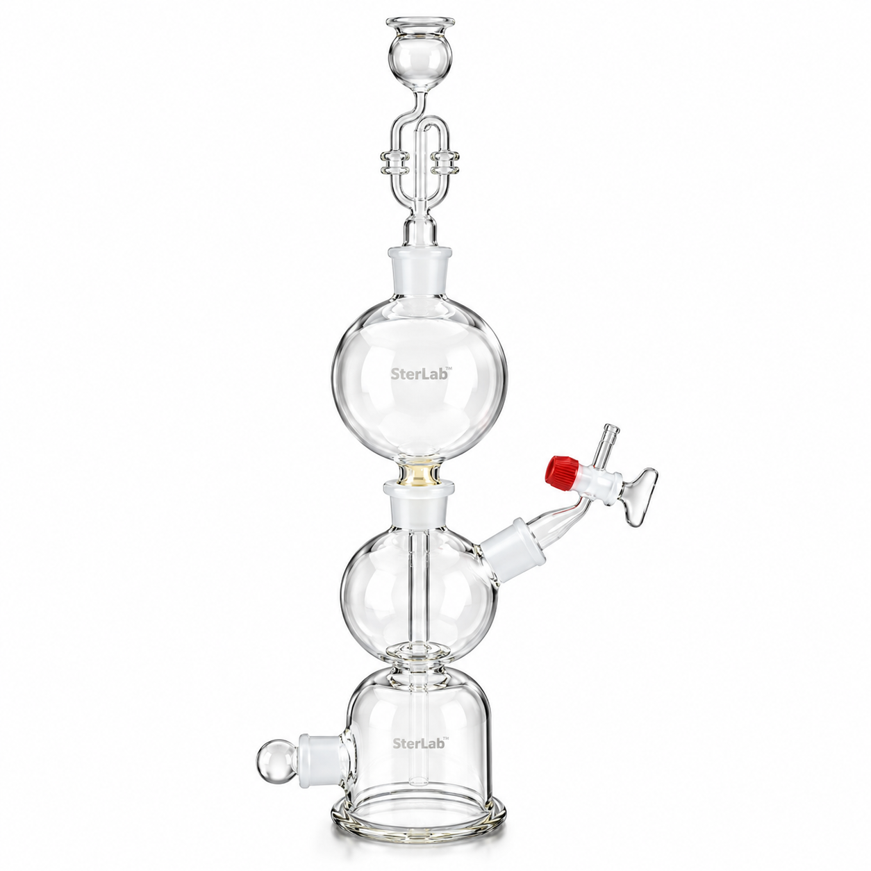 KIPP'S APPARATUS WITH INTERCHANGEABLE JOINTS – BOROSILICATE GLASS