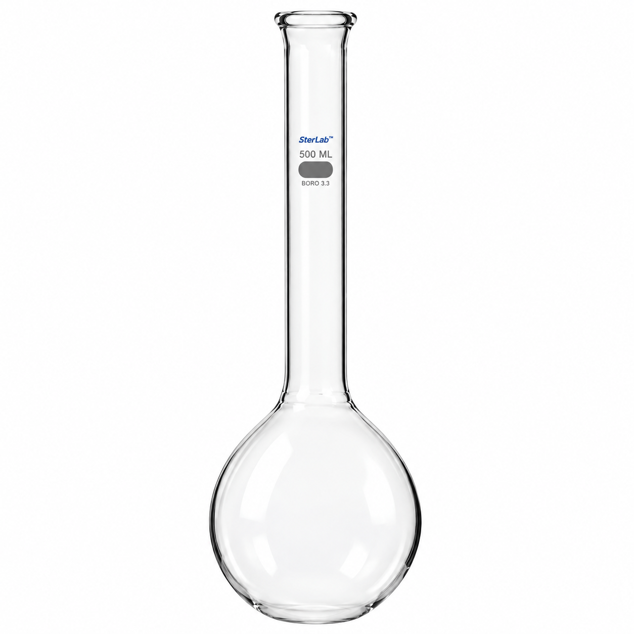 KJELDAHL FLASKS ROUND BOTTOM LONG NECK – BOROSILICATE GLASS