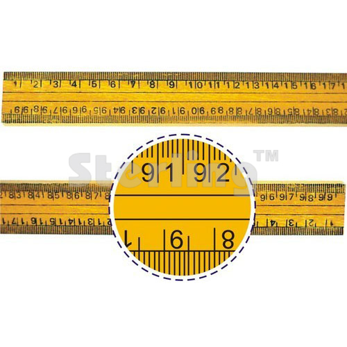 METER SCALE ,HARDWOOD