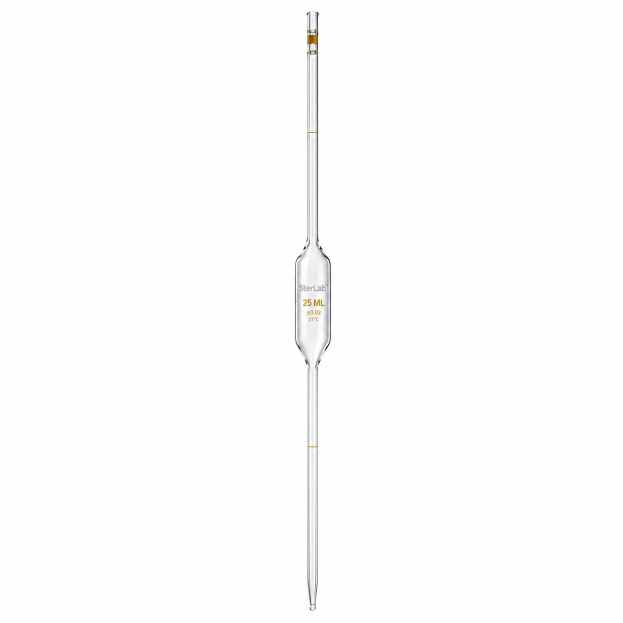 PIPETTES TRANSFER VOLUMETRIC, ONE MARK, MEDIUM WALL – BOROSILICATE GLASS