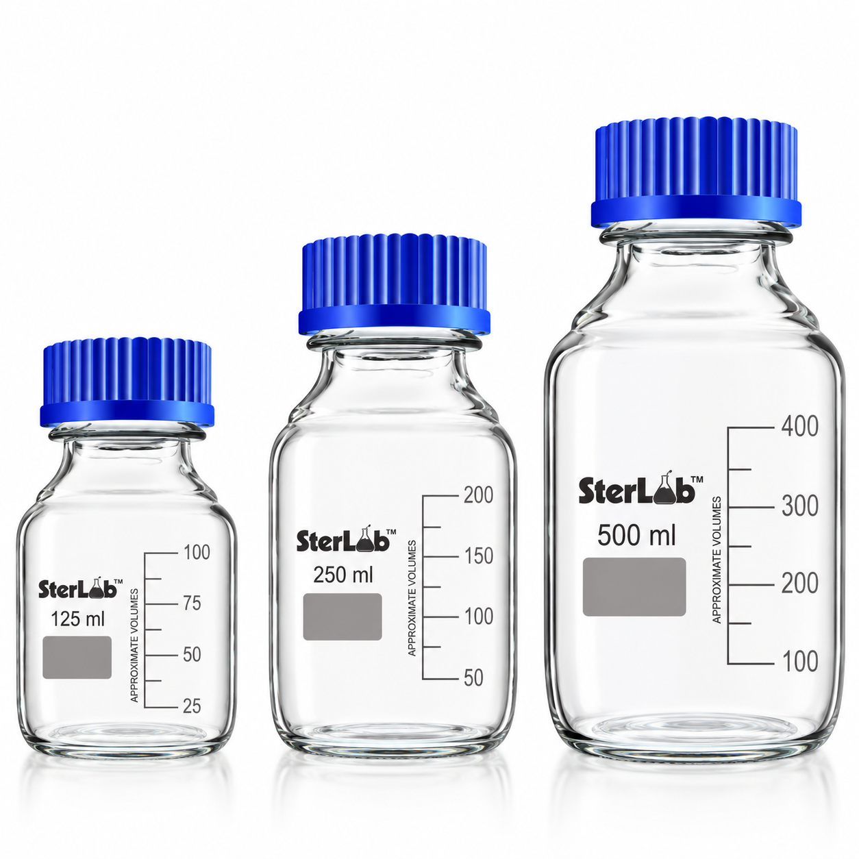REAGENT BOTTLE NARROW MOUTH – WITH SCREW CAP - BOROSILCATE GLASS
