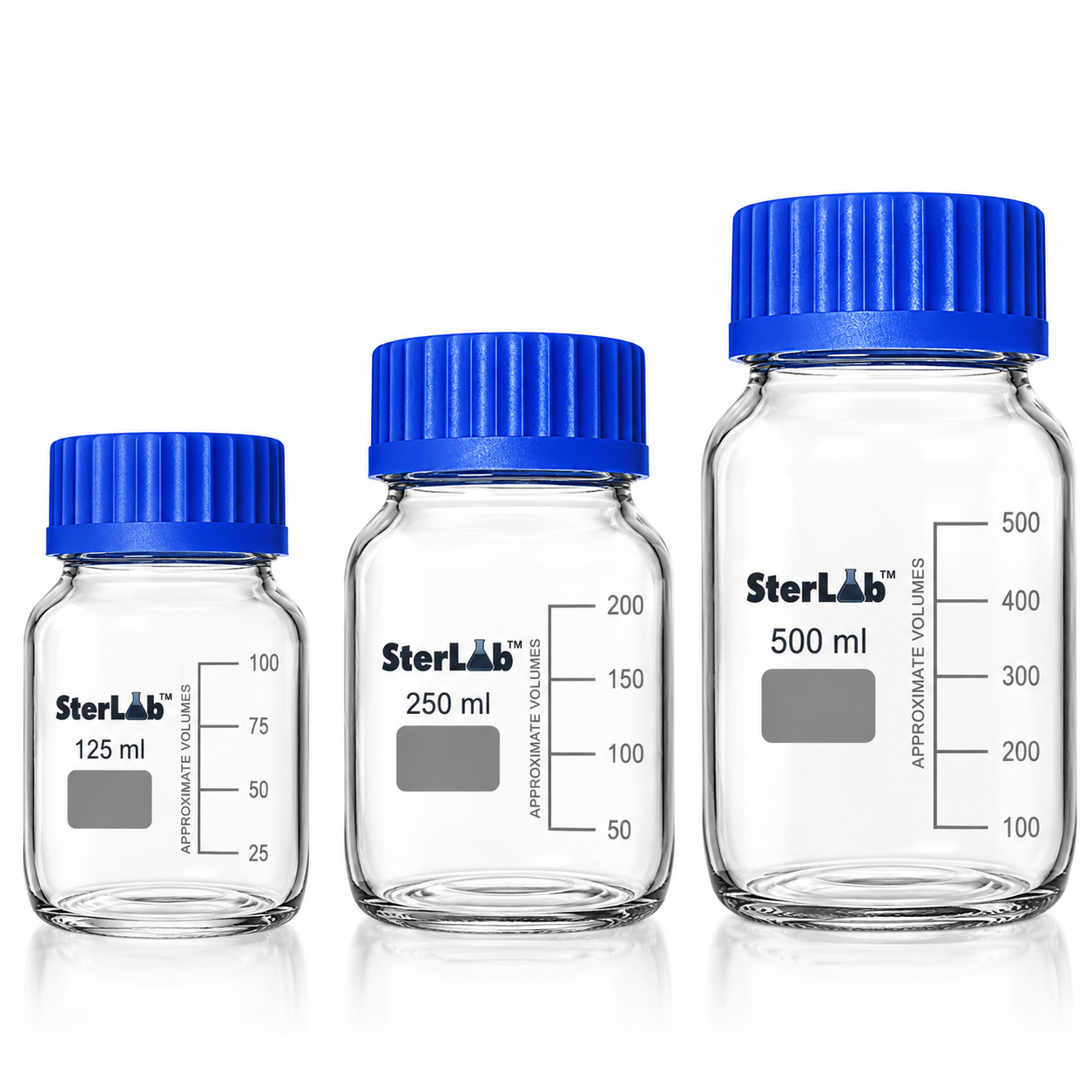 REAGENT BOTTLE WIDE MOUTH – WITH SCREW CAP - BOROSILCATE GLASS