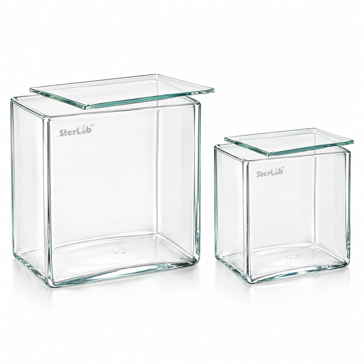 RECTANGULAR JAR WITH LID, CLEAR, IMPORTED (TLC JAR) – BOROSILICATE GLASS