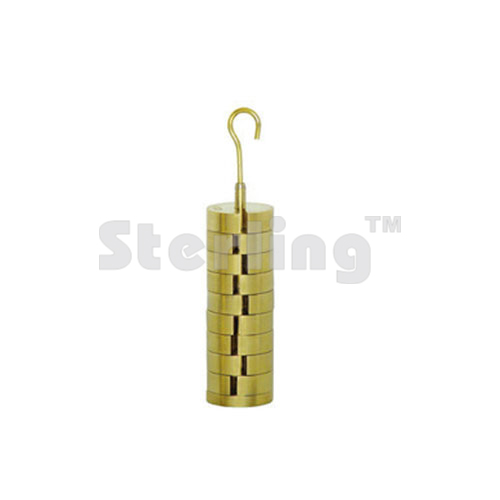 SLOTTED MASSES SET BRASS 100 GMS