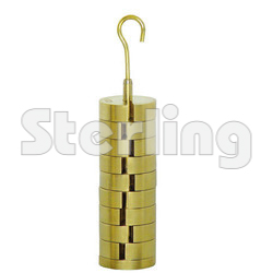 SLOTTED MASSES SET BRASS 50 GMS