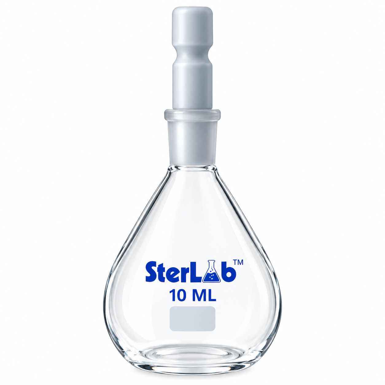 SPECIFIC GRAVITY BOTTLE – WITH GROUND-IN TEFLON STOPPER, CLASS A - BOROSILICATE GLASS