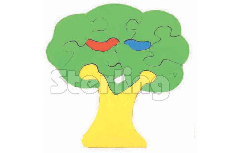 TREE JIGSAW PUZZLE-COLORED