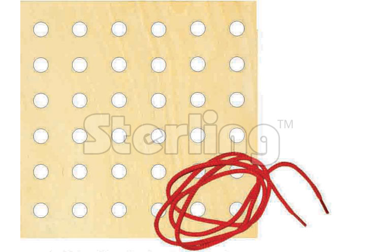 WOODEN LACING BOARD